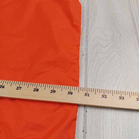 Nike Clemson Tigers 1/4 Zip Windbreaker Pullover Jacket Mens Medium Orange Vent - Picture 10 of 10